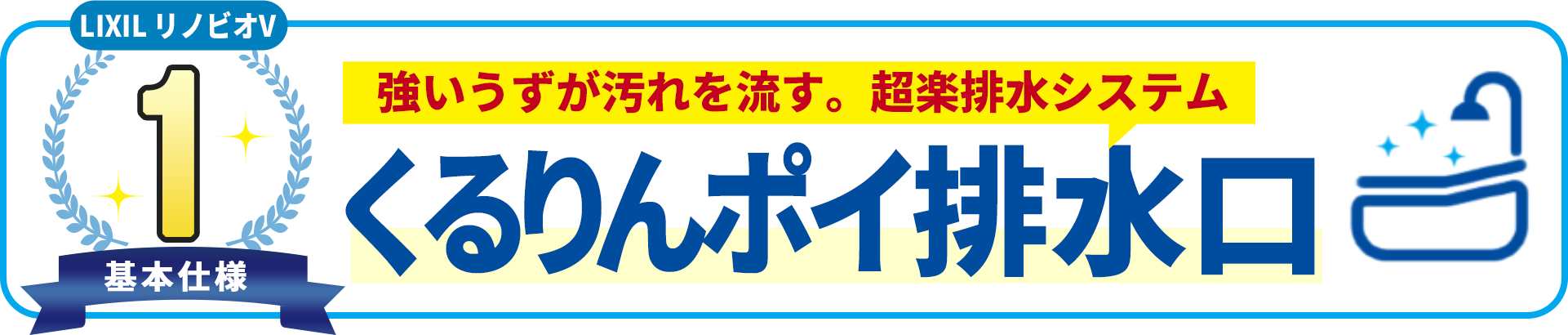 基本使用1 くるりんポイ排水口